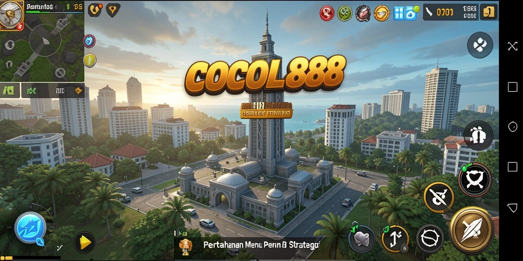 Gameplay seru COCOL88 menunjukkan strategi menara yang menarik.
