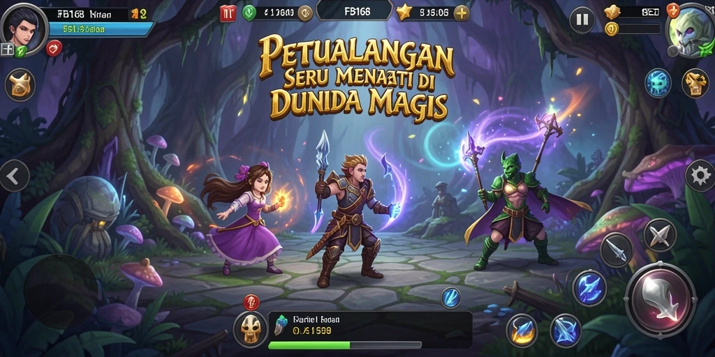 Tampilan gameplay FB168 yang menakjubkan dalam dunia petualangan.
