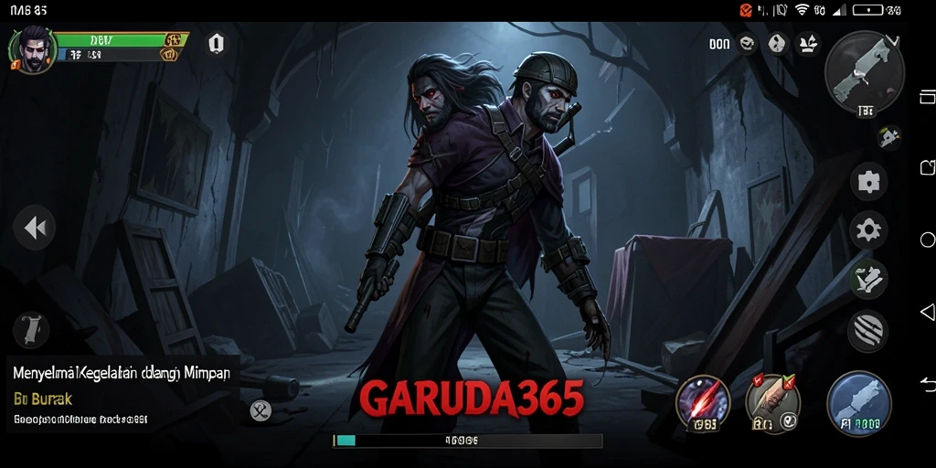 Gameplay GARUDA365 yang mengerikan dengan elemen horor yang intens.