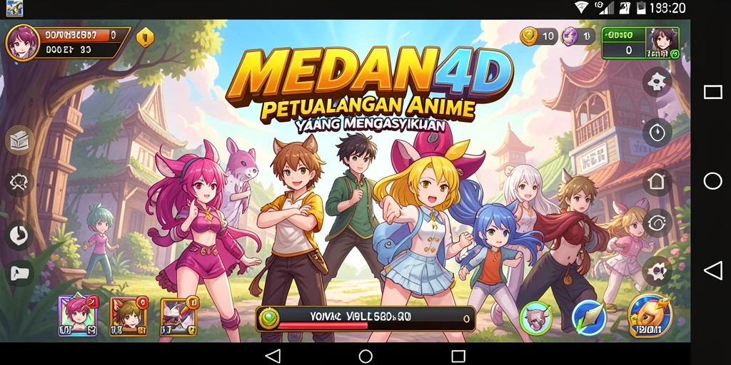 Tangkapan layar gameplay MEDAN4D yang menampilkan aksi seru dalam dunia Anime.