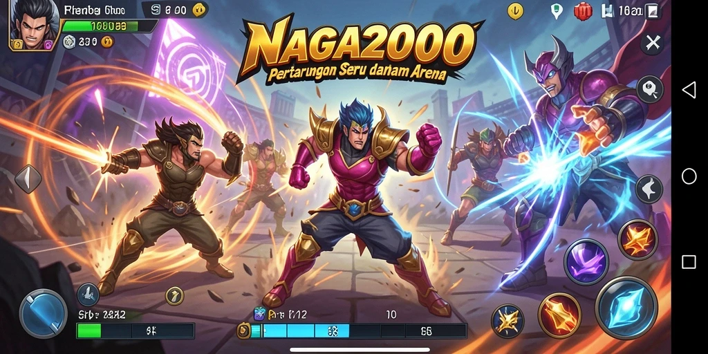 Tangkapan layar dari gameplay Fighting yang menegangkan.