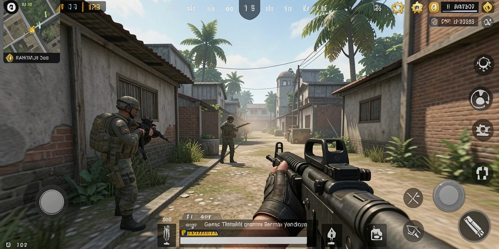 Tampilan gameplay seru RAKYATJP dengan aksi TPS yang mendebarkan.